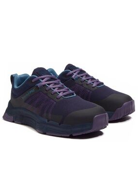 TIMBERLAND PRO Women's XR-1 Alloy Toe Safety Shoes - Blue/Purple Size 9.5